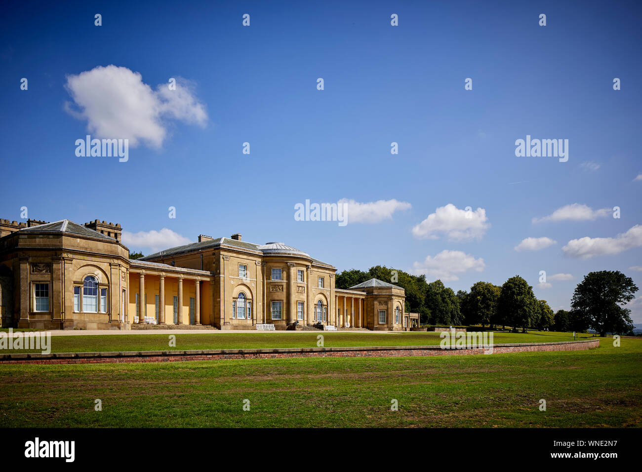 Heaton Park Denkmalgeschützten, neoklassizistischen aus dem 18. Jahrhundert, Heaton Hall Stockfoto