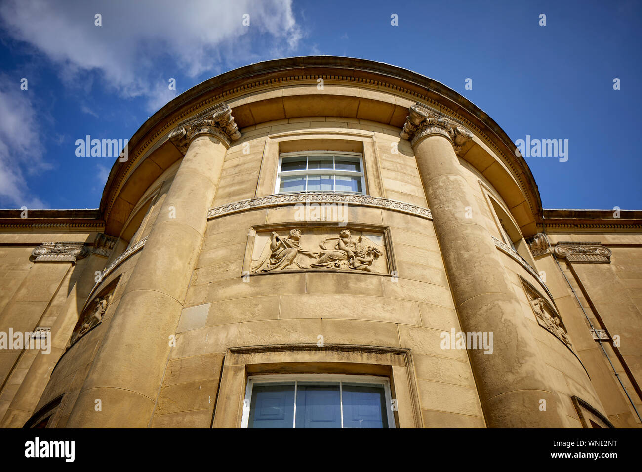 Heaton Park Denkmalgeschützten, neoklassizistischen aus dem 18. Jahrhundert, Heaton Hall Stockfoto