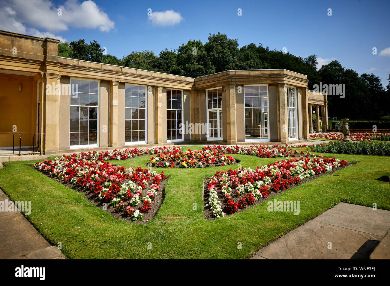 Heaton Park Denkmalgeschützten, neoklassizistischen aus dem 18. Jahrhundert, Heaton Hall extension Orangerie Gebäude um 1832 datiert Stockfoto