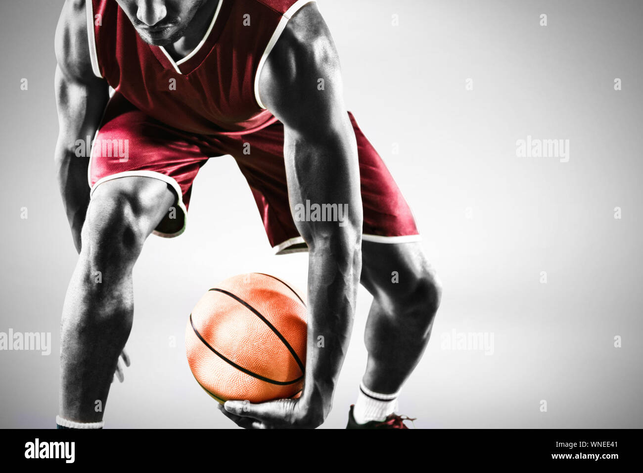 Basketball player Stockfoto