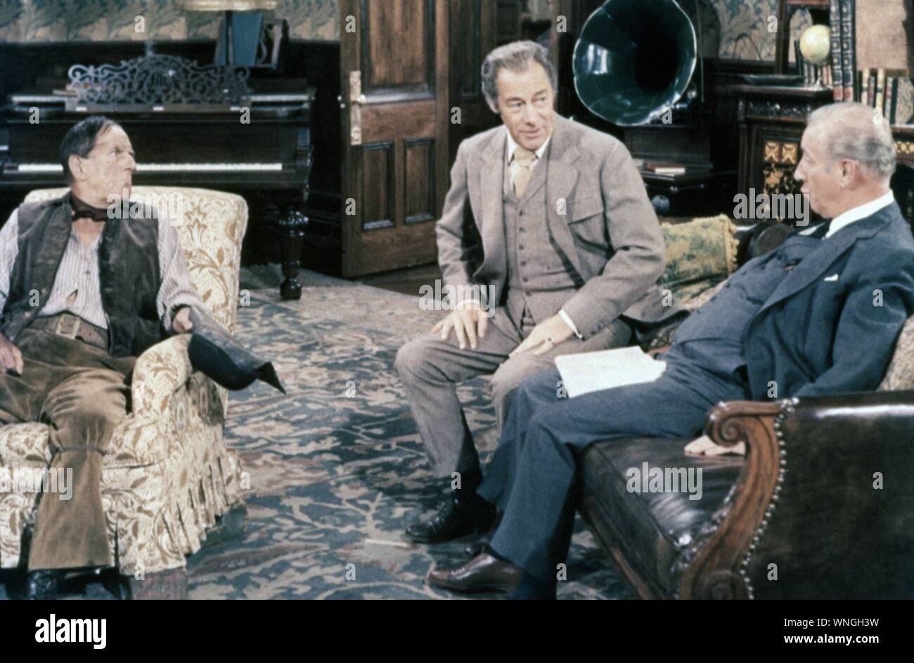 My Fair Lady Jahr: 1964 USA Regie: George Cukor Stanley Holloway, Rex Harrison, Wilfrid Hyde-White Stockfoto