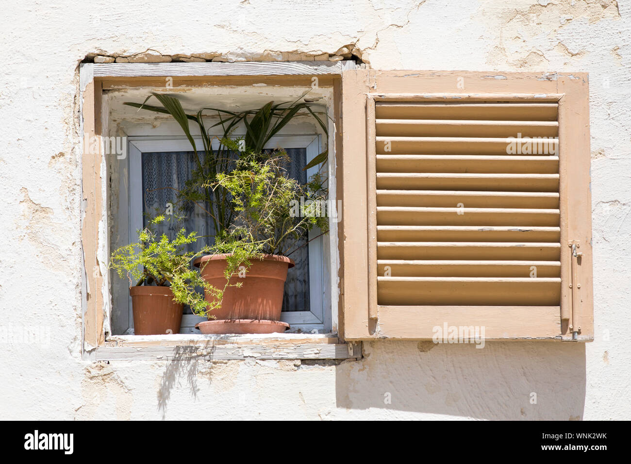 Malta, Valetta, Altstadt, Fenster Stockfoto