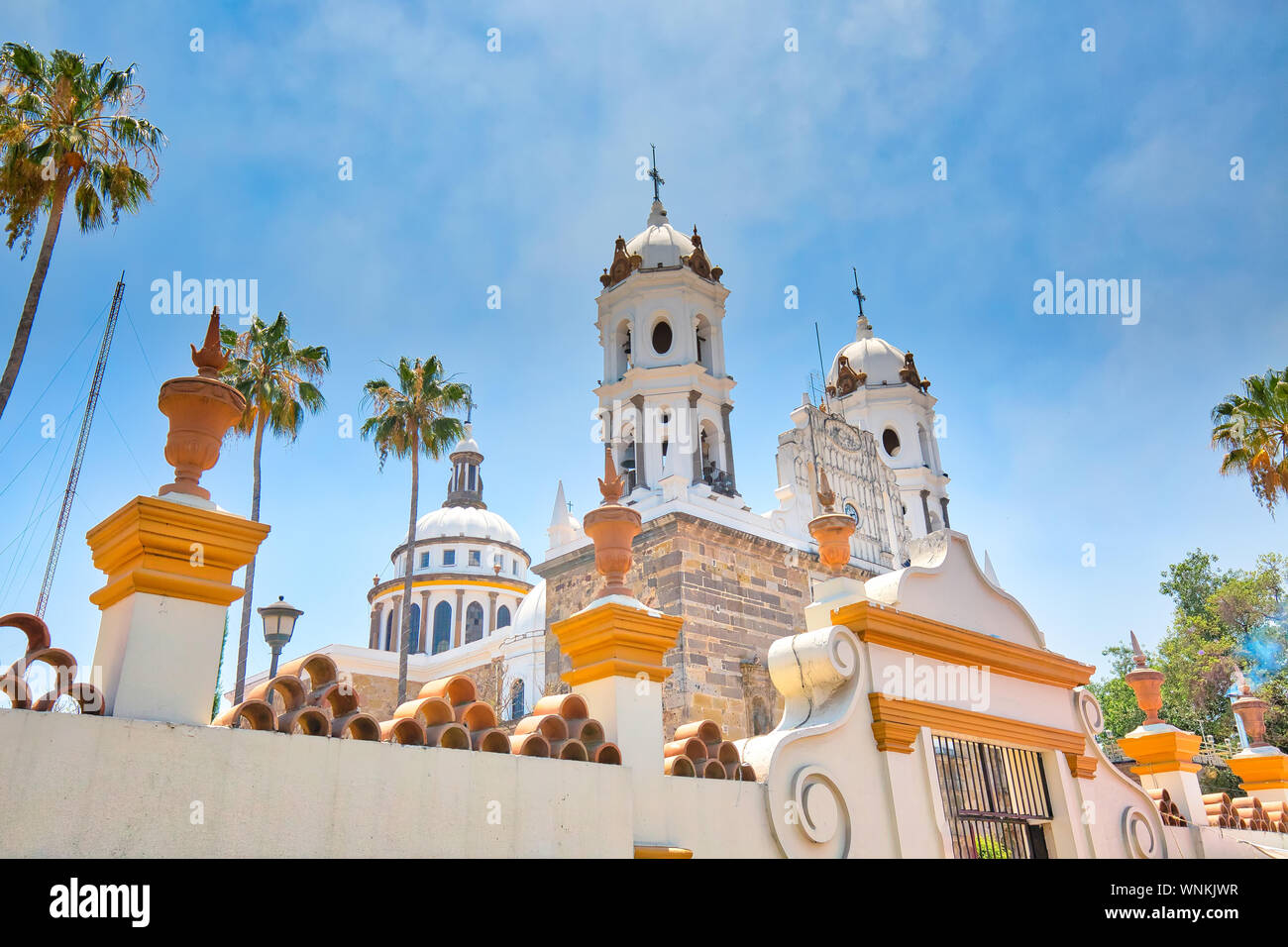 Guadalajara, Tlaquepaque malerische Kirchen, das in einem berühmten Gebäude im historischen Stadtzentrum Stockfoto