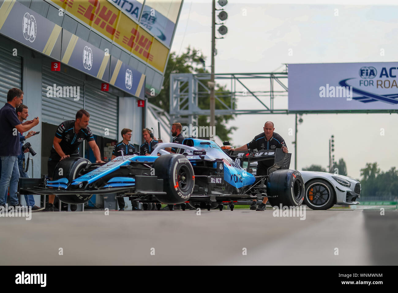 #88 Robert Kubica WILLIAMS RACING MERCEDES. GP Italien, Monza 5-8 SEPTEMBER 2019 beim Gran Premio Heineken Italien 2019 - GIOVEDÌ - Paddock und Co Stockfoto