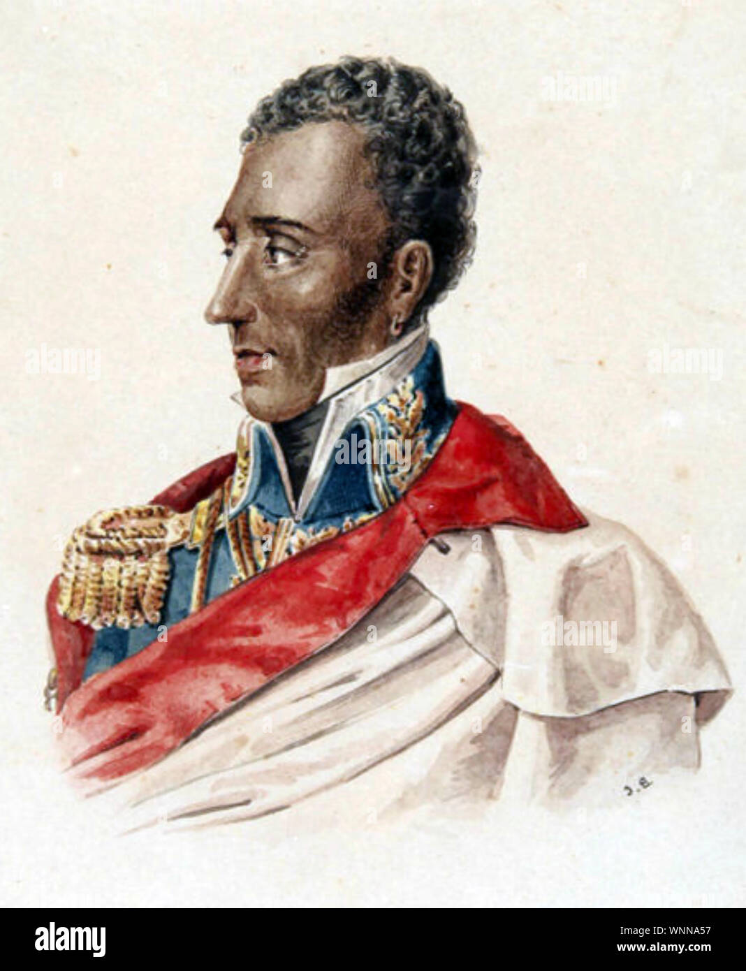 JEAN-PIERRE BOYER (1776-1850) als Präsident von Haiti 2. Stockfoto