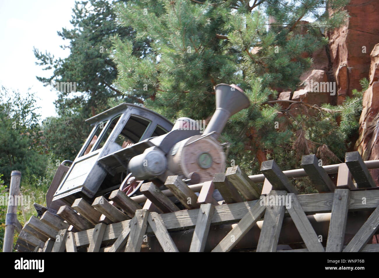 Big Thunder Mountain im Disneyland Paris im September 2019 Stockfoto