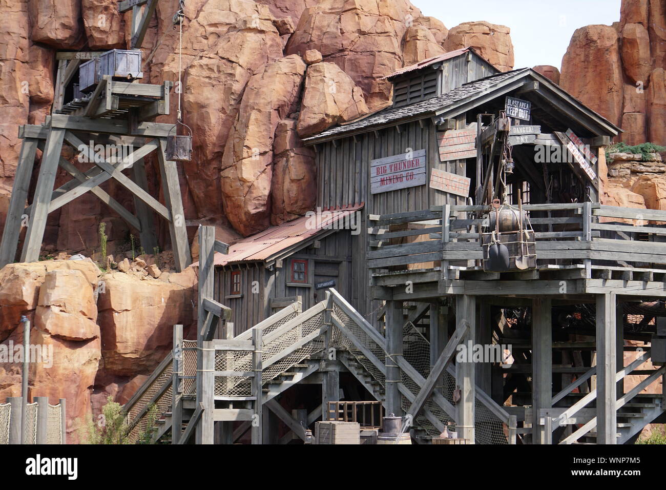 Big Thunder Mountain im Disneyland Paris im September 2019 Stockfoto