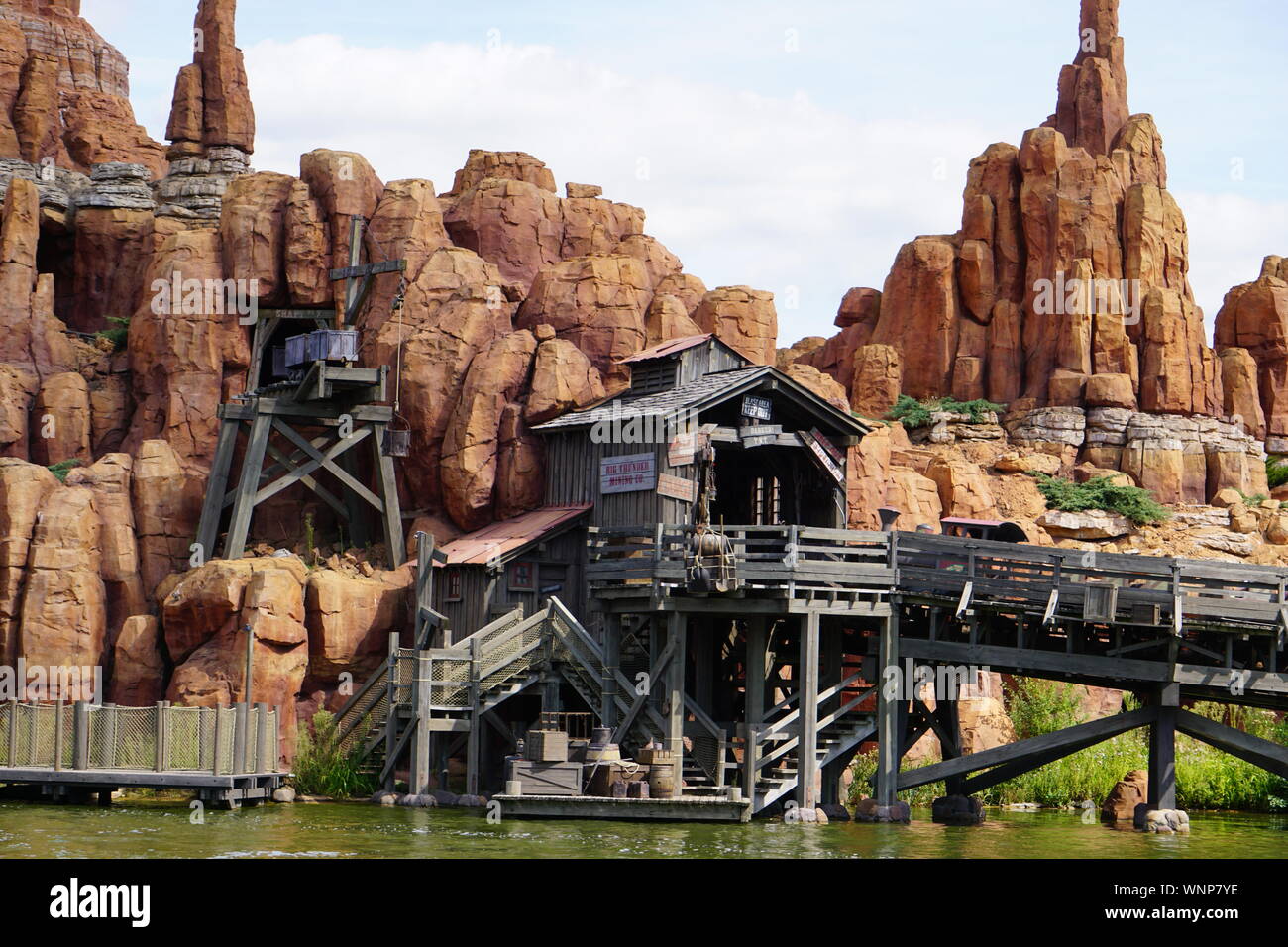 Big Thunder Mountain im Disneyland Paris im September 2019 Stockfoto