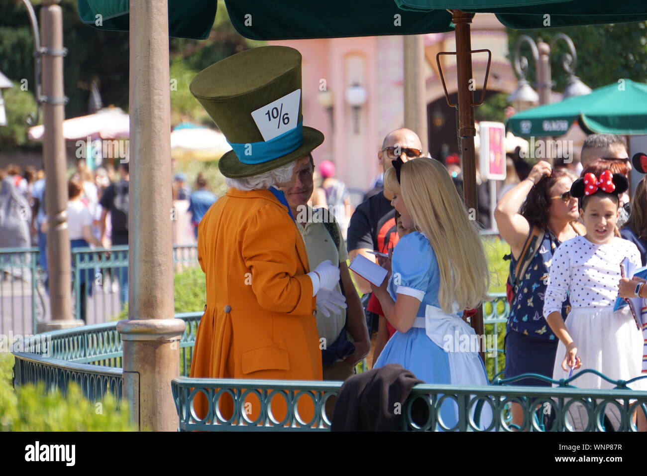 Disneyland Paris im September 2019 Stockfoto