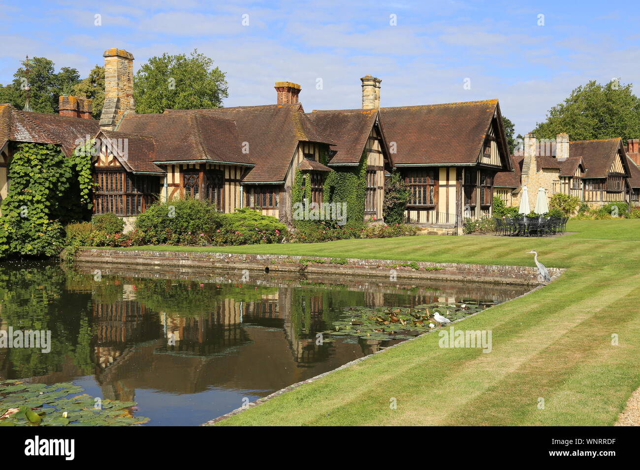 Astor-flügel, Hever Castle, Hever, Edenbridge, Kent, England, Großbritannien, USA, UK, Europa Stockfoto