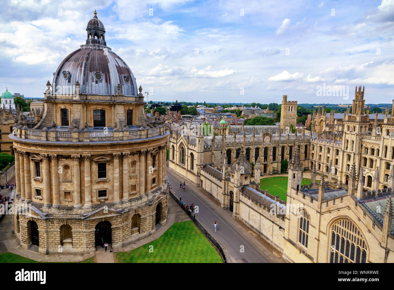 Radcliffe Camera Wahrzeichen in Oxford, Universität Oxford City in Oxfordshire England Stockfoto