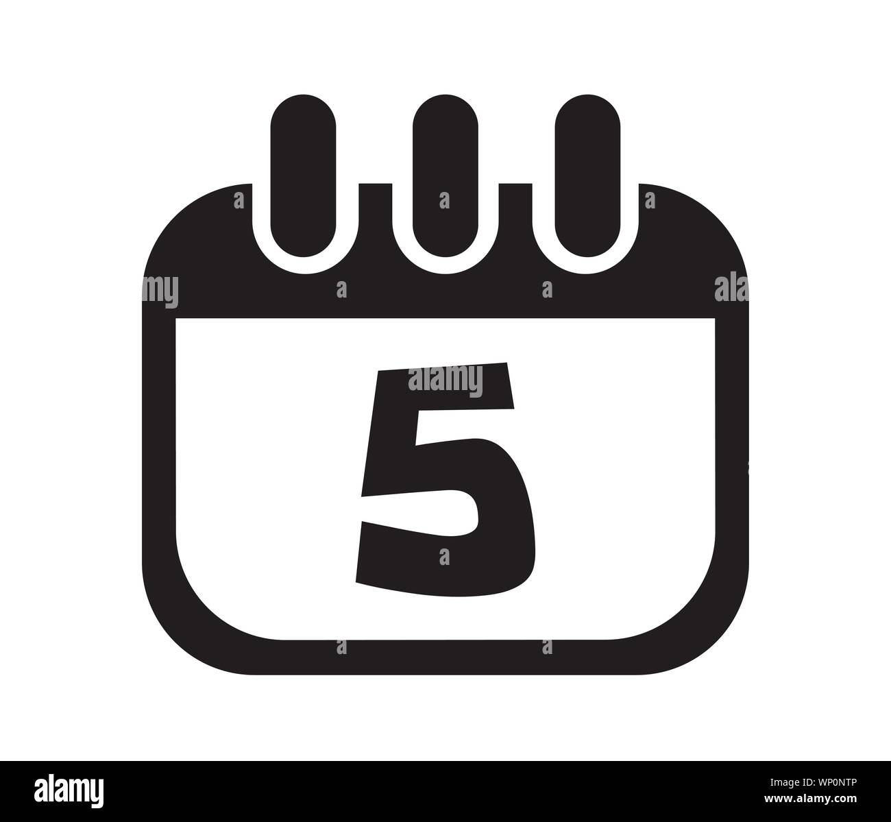 Kalendertag-Symbol Stock Vektor