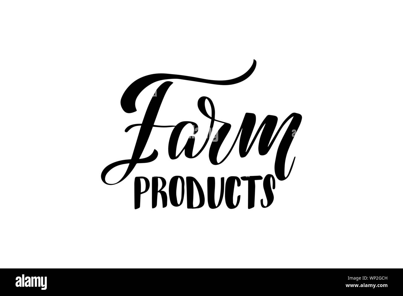 Handschriftliche Bürste Schriftzug Stock Vektor