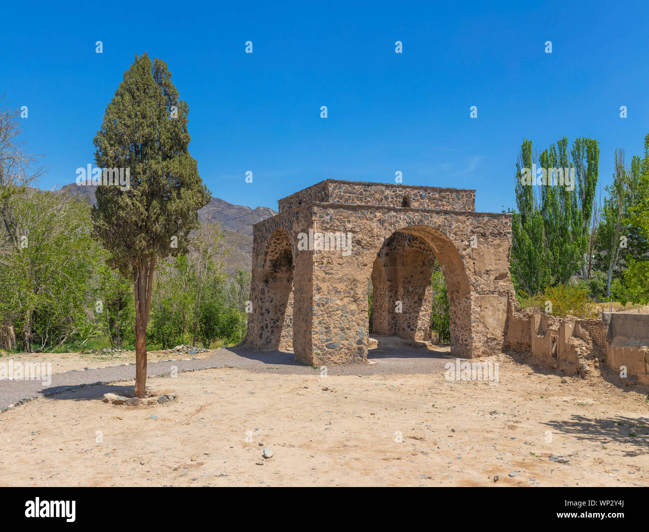 Zoroasther Feuer Tempel, Natanz, Natanz County, Provinz Isfahan, Iran Stockfoto