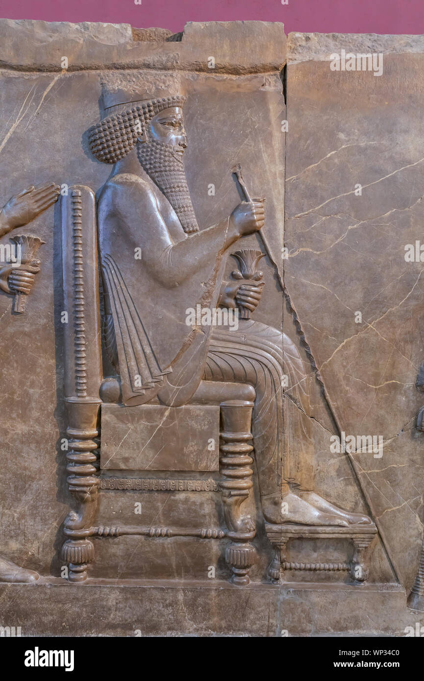 Darius der Große Entlastung von Persepolis, Museum der alten Iran