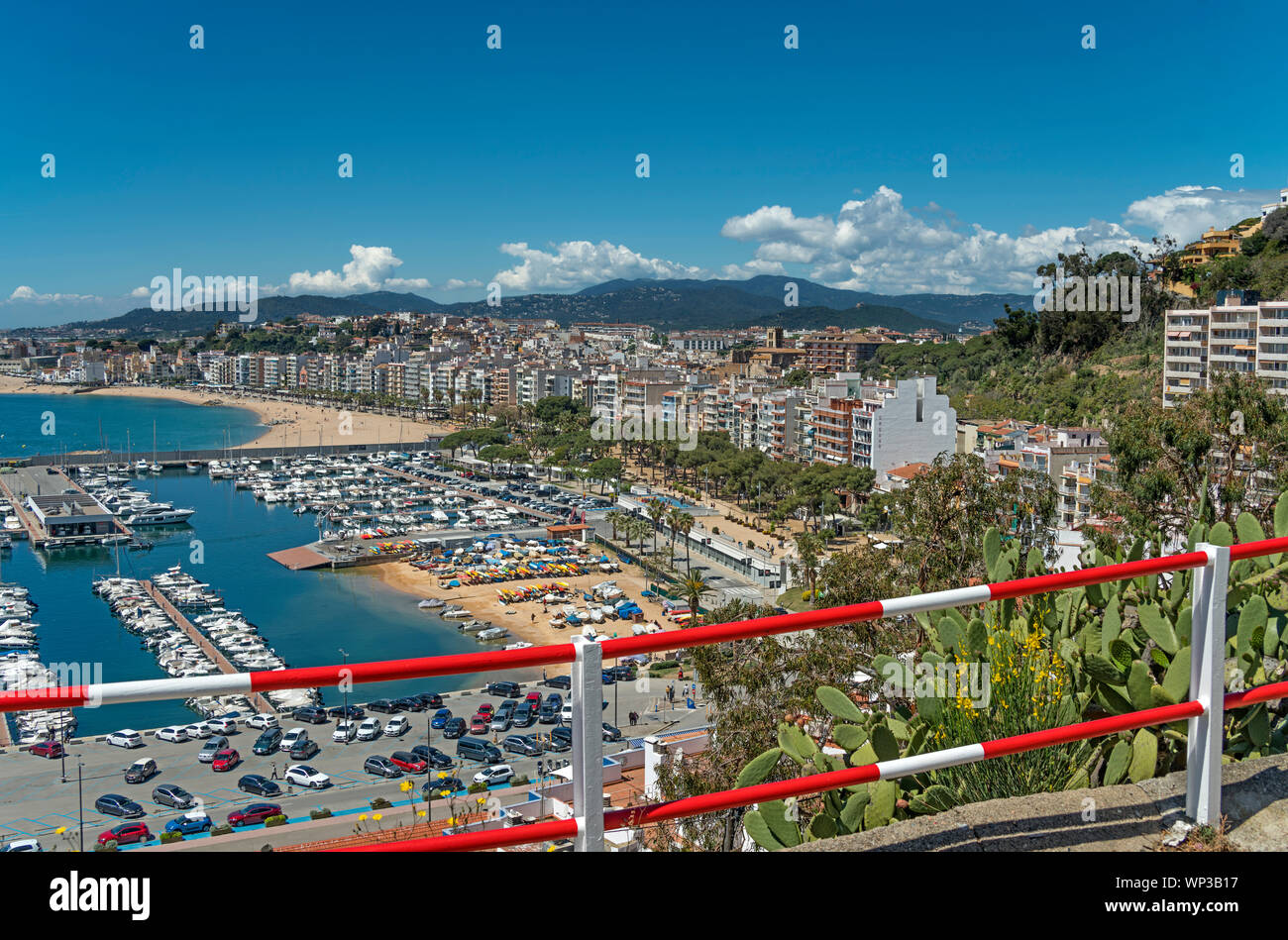 MARINA PORT BLANES COSTA BRAVA GERONA KATALONIEN SPANIEN Stockfoto