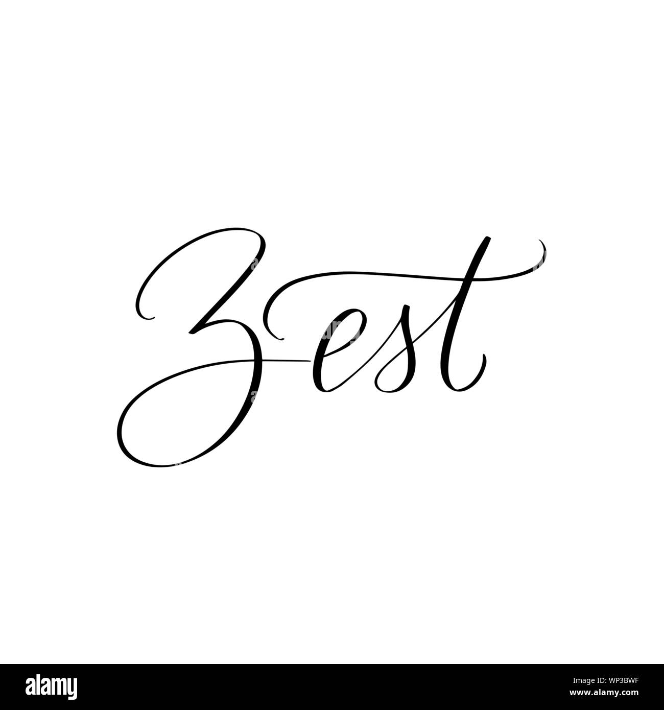 Inspirational handschriftliche Bürste Schriftzug. Vektor Kalligraphie Abbildung Stock Vektor