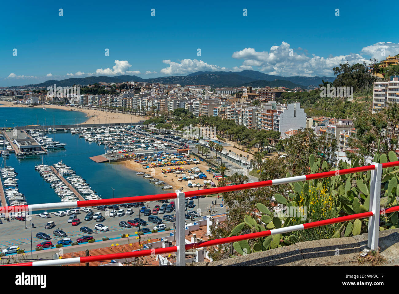 MARINA PORT BLANES COSTA BRAVA GERONA KATALONIEN SPANIEN Stockfoto