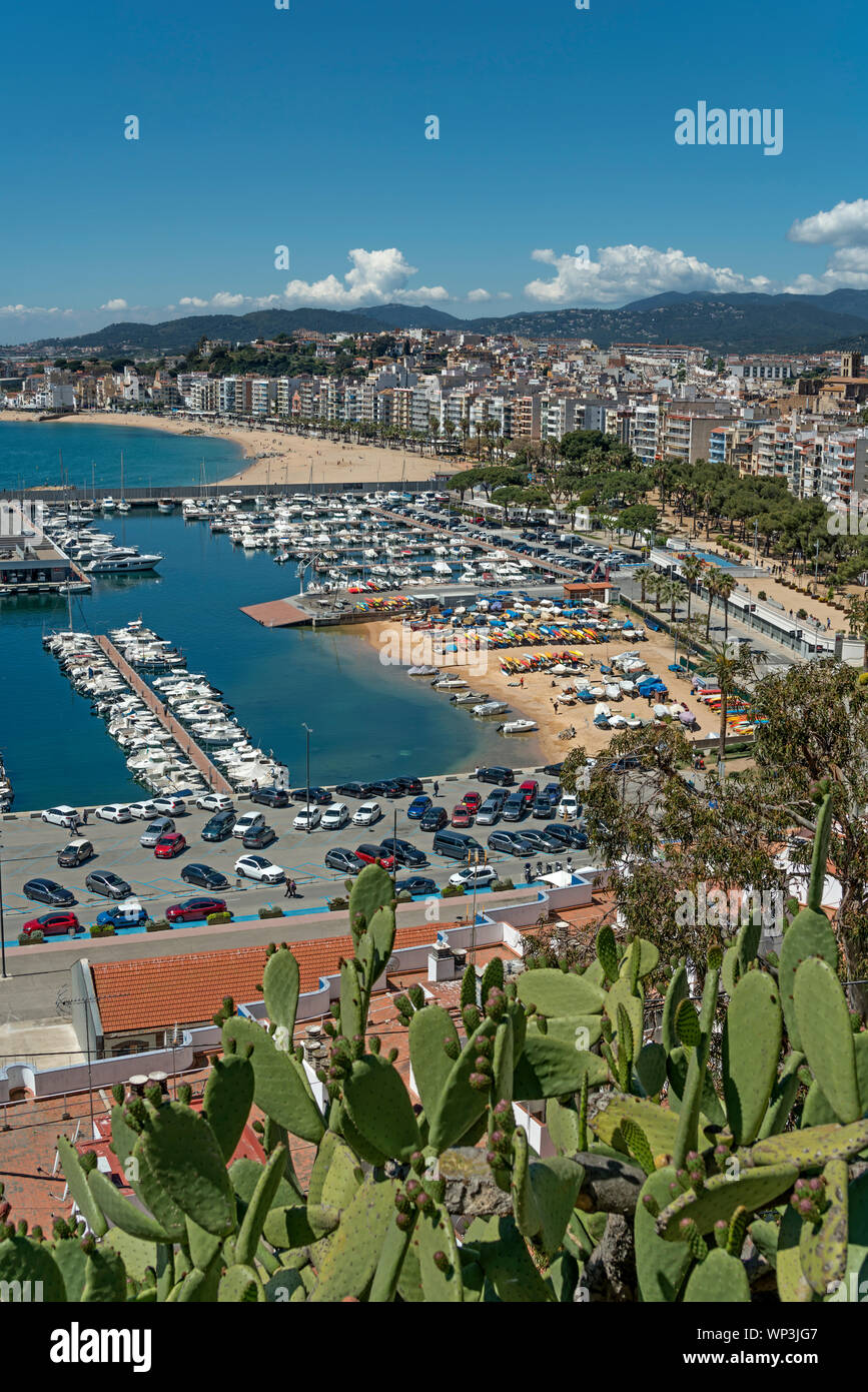 MARINA PORT BLANES COSTA BRAVA GERONA KATALONIEN SPANIEN Stockfoto