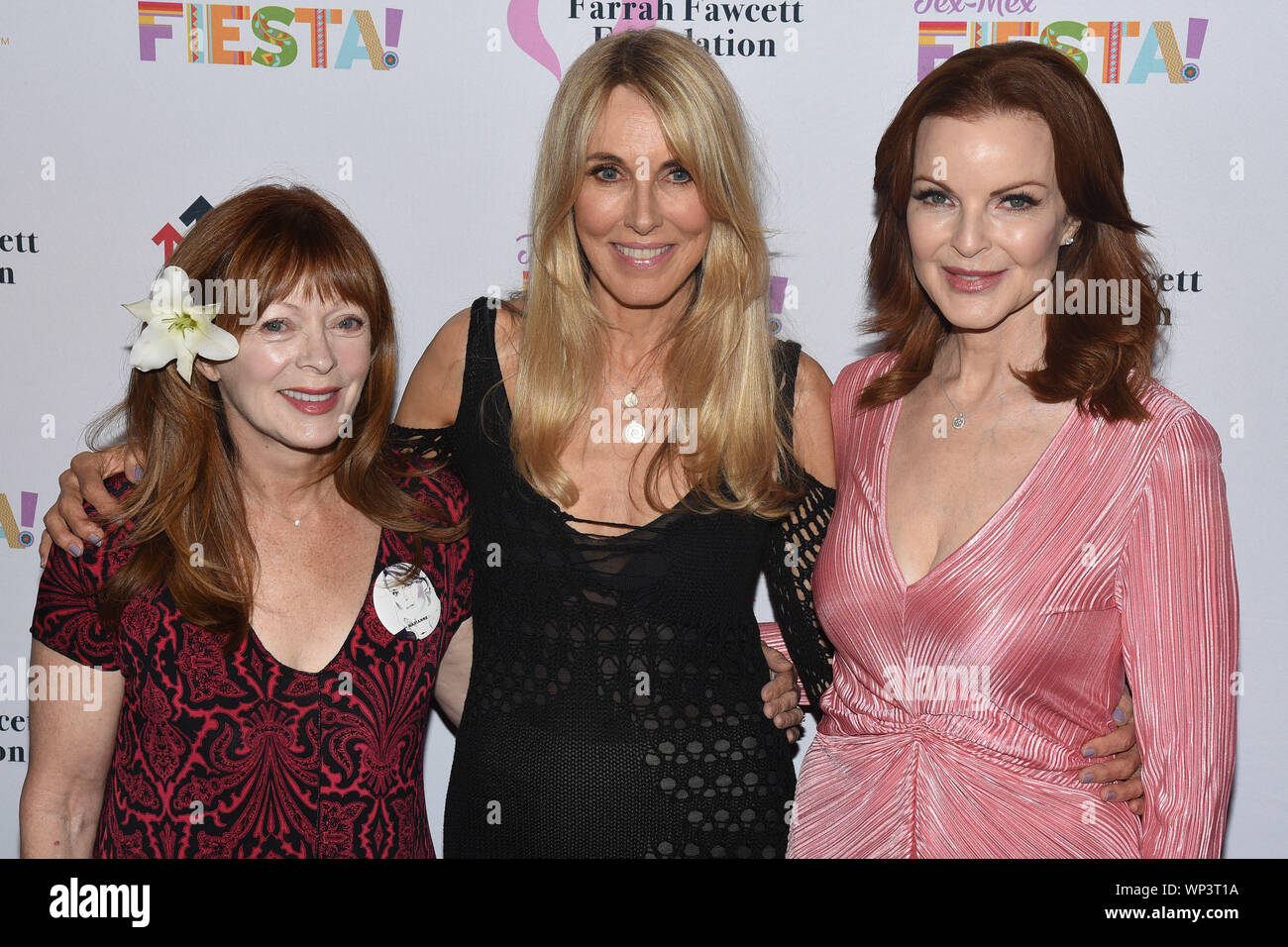 Beverly Hills, USA. 06 Sep, 2019. Frances Fisher, Marcia Cross und Alana Stewart nimmt an der Farrah Fawcett's Foundation' Tex-Mex Fiesta' ehren Marcia Cross im Wallis Annenberg Center für Darstellende Künste in Beverly Hills, Kalifornien, am 6. September 2019. Credit: Foto Access/Alamy leben Nachrichten Stockfoto