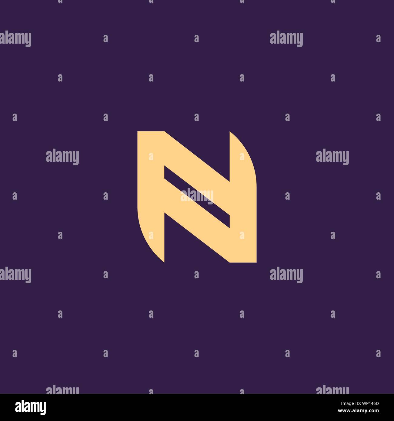 Kreative Innovative Initial logo NN N. minimalen Luxus Monogramm. Professionelles Design. Premium Business Schriftbild. Alphabet Symbol. Stock Vektor
