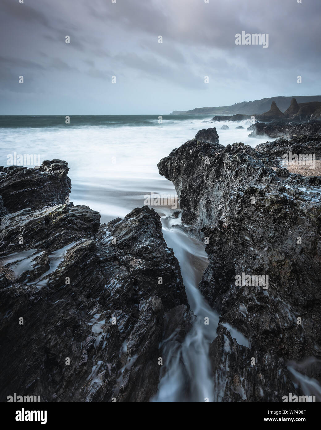 Devon Seascape Stockfoto