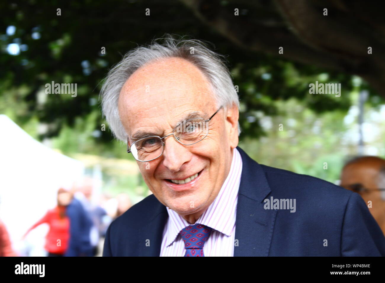 PEETER KNOCHEN MP IM COLLEGE GREEN, WESTMINSTER AM 3. SEPTEMBER 2019. Konservative Abgeordnete für den Wahlkreis WELLINGBOROUGH. BREXIT. Verlassen bedeutet verlassen. Die britischen Politiker. Britische Politiker. TORY MPS. MPS. EURO POLITIK. Stockfoto