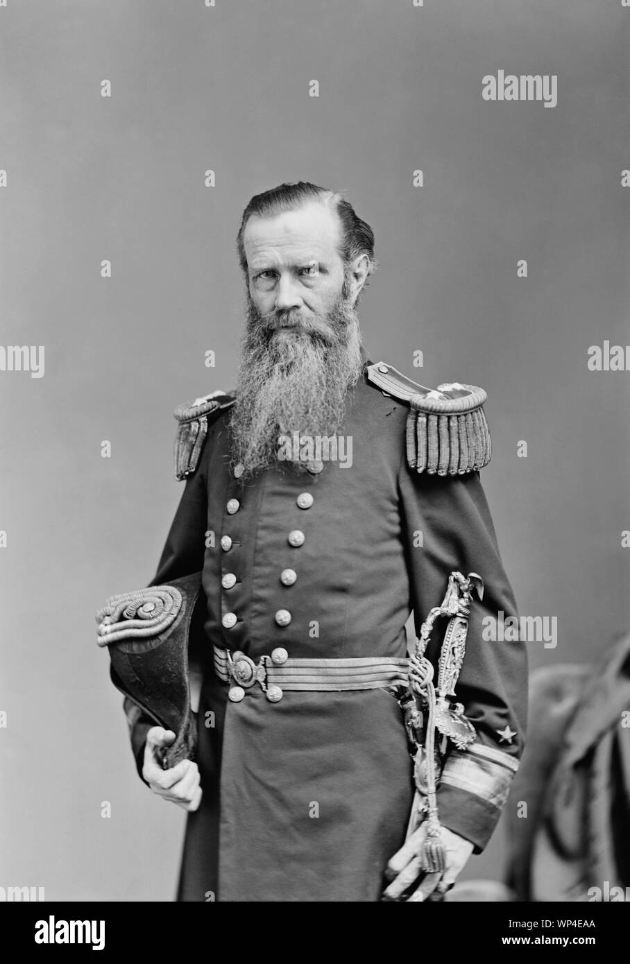 John lorimer Worden - Mathew Brady - Links Foto Stockfoto