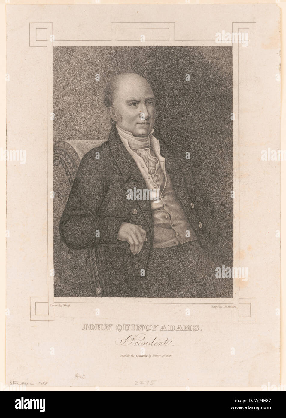 John Quincy Adams. Präsident Stockfoto