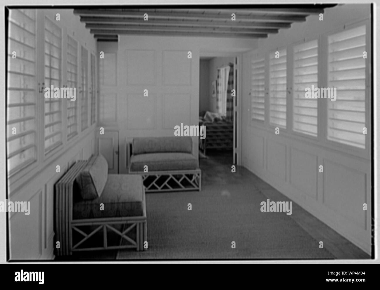 John Wentworth, Residence at 2817 Lake Ave., Sunset Island, nein. 1, Miami. Stockfoto