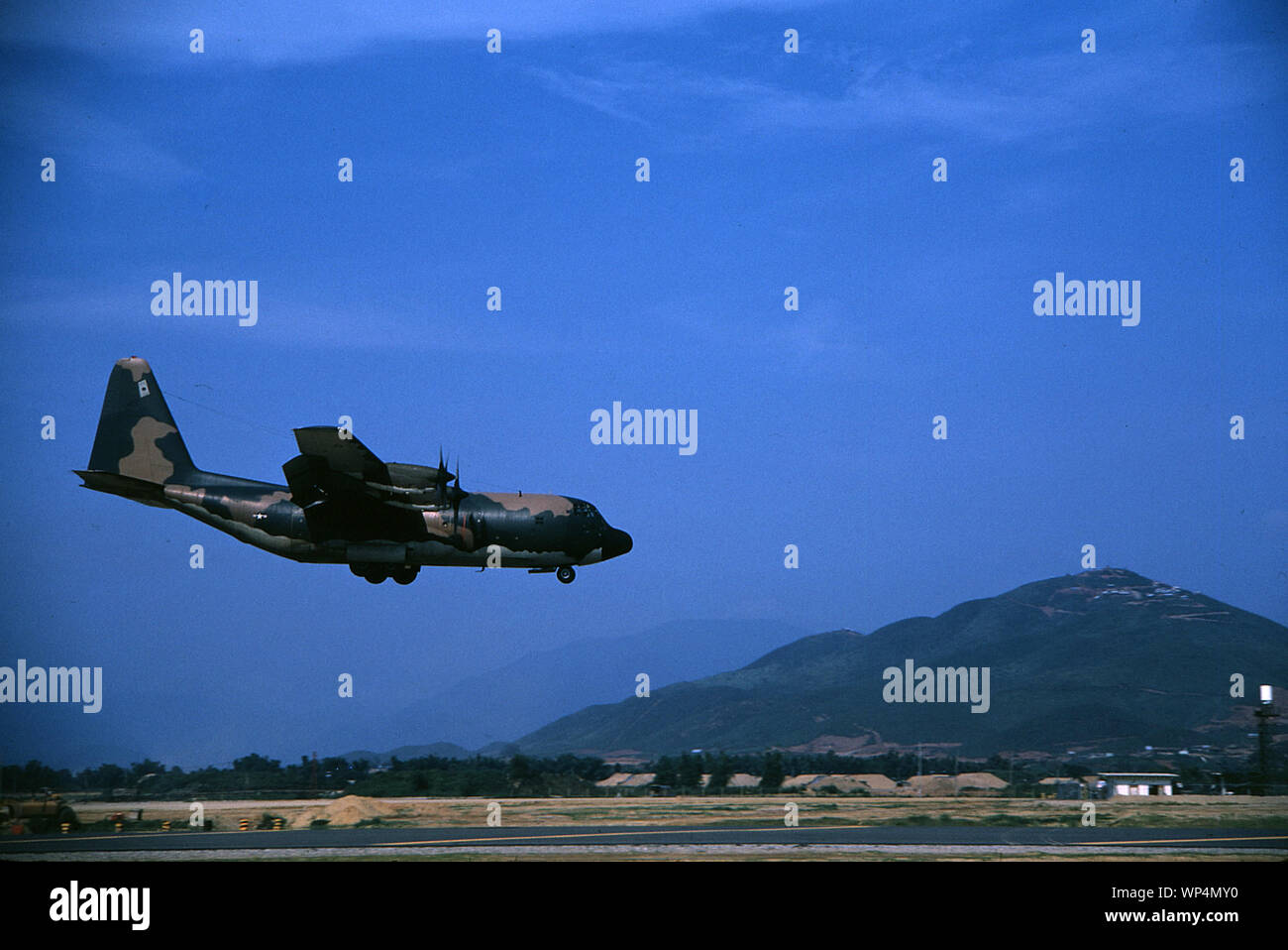 Vietnam-Krieg/Vietnam Krieg - USAF United States Air Force Lockheed C-130E Hercules Stockfoto