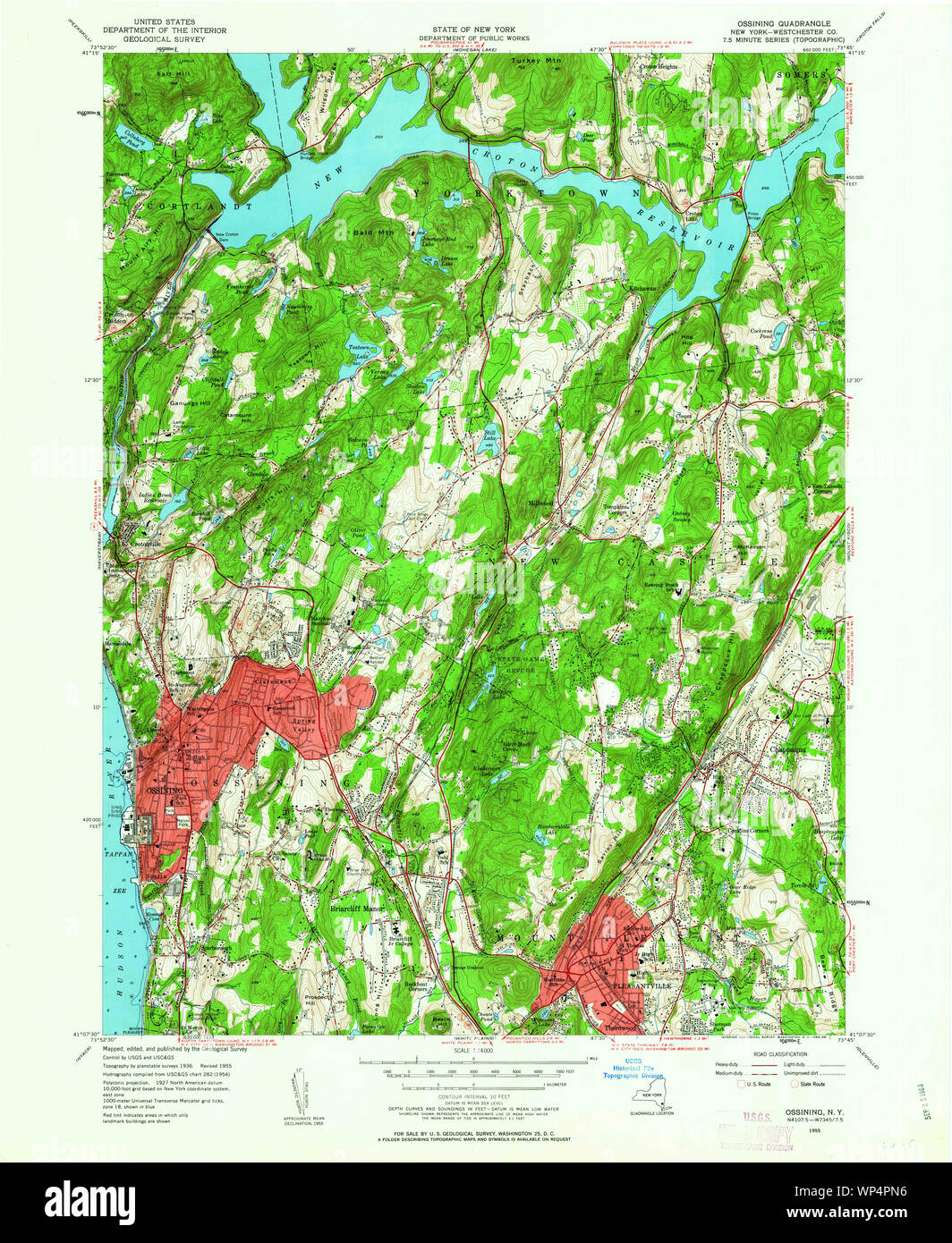 Karte von ossining new york Stockfotos und bilder Kaufen Alamy