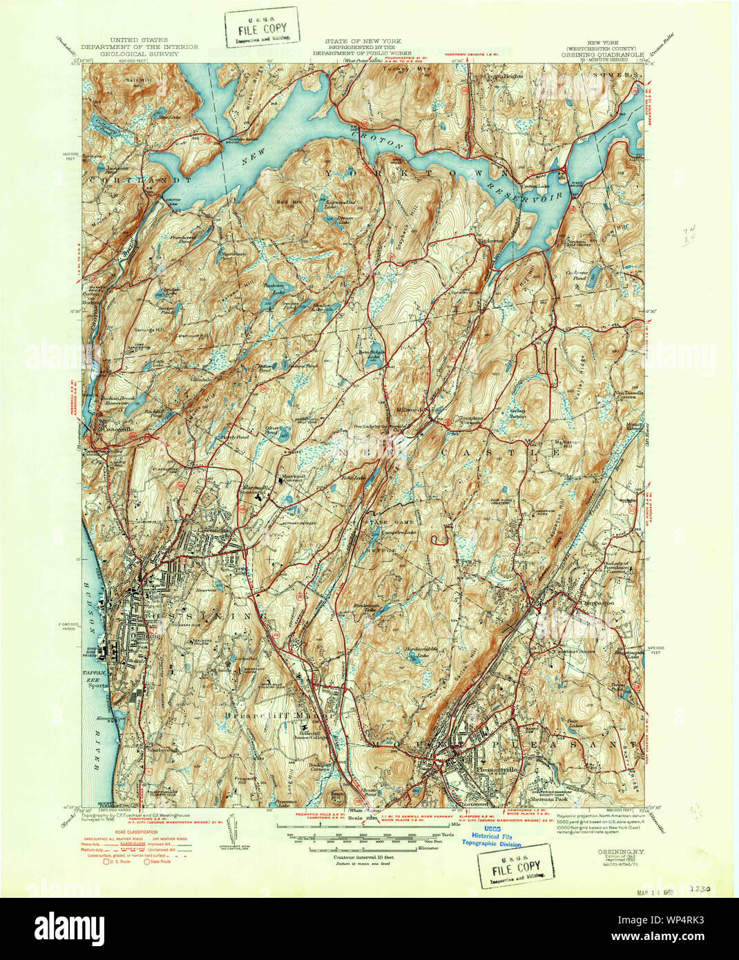 Karte von ossining new york Stockfotos und bilder Kaufen Alamy