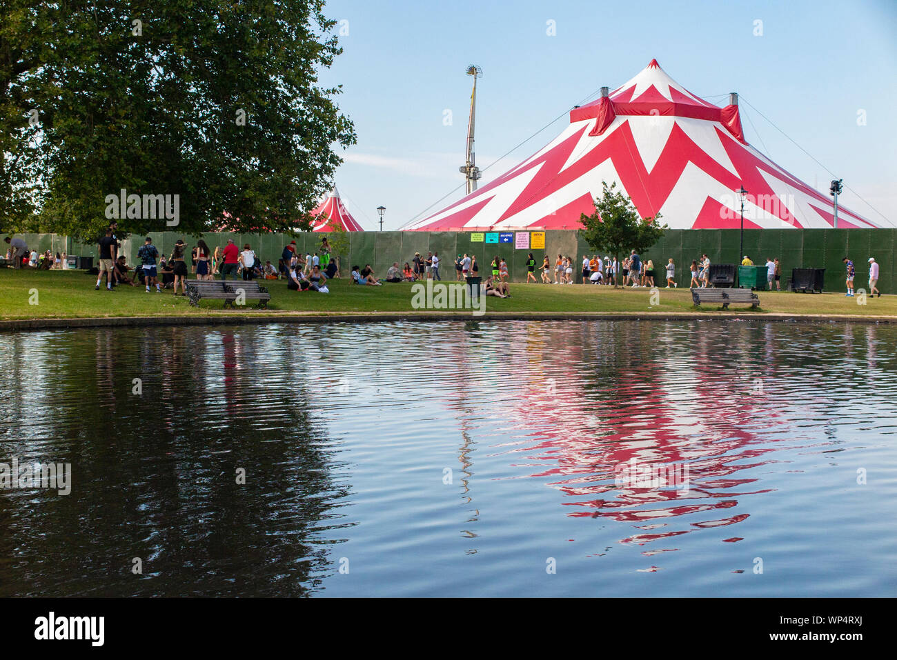 Die SW4 Music Festival auf Clapham Common Stockfoto
