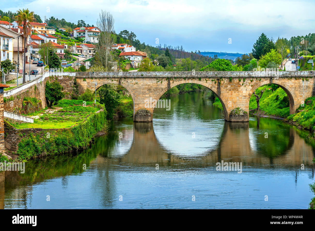 Blick auf Pinhao, Portugal Stockfoto