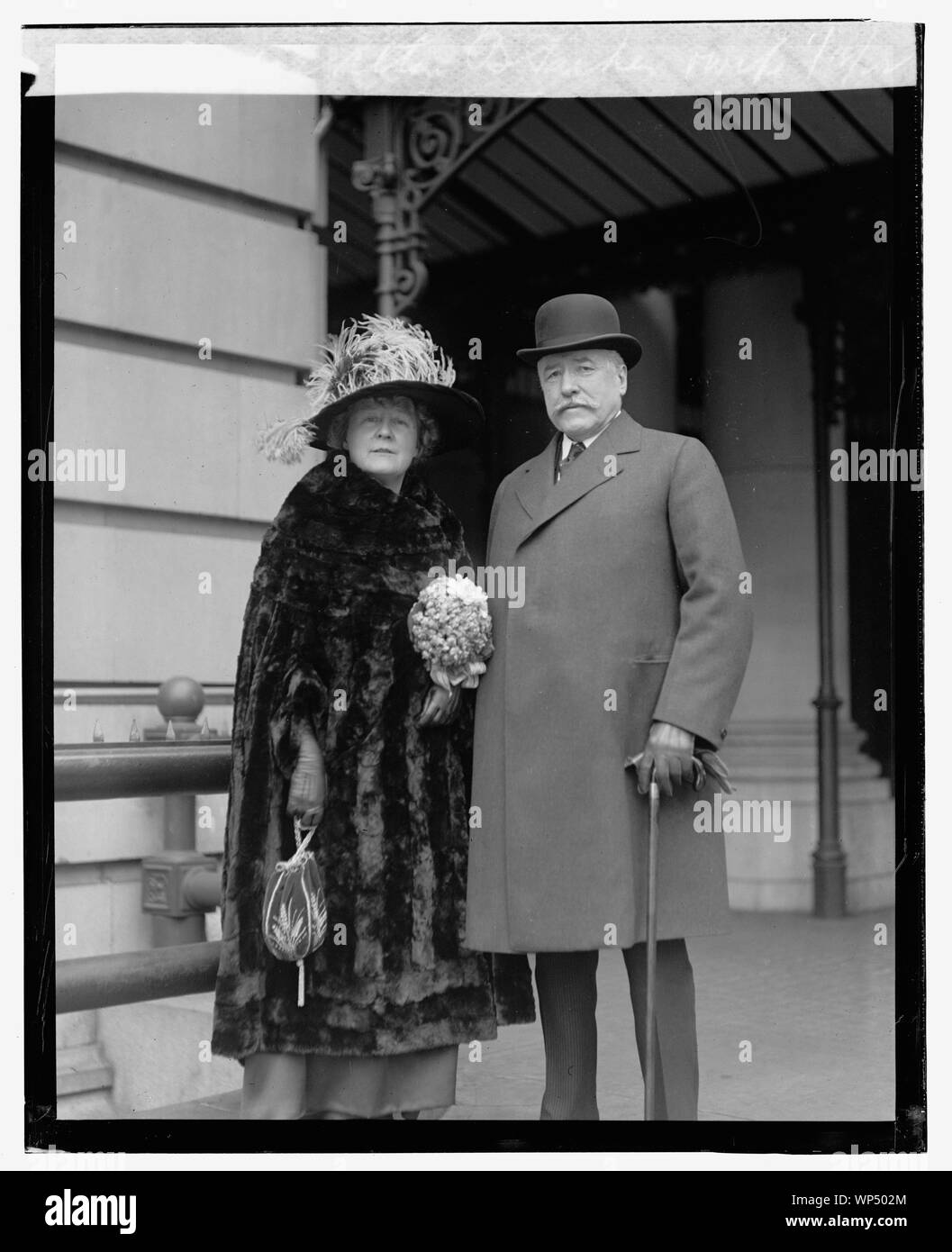 Richter Alton B. Parker & Frau, 1/18/23. Stockfoto
