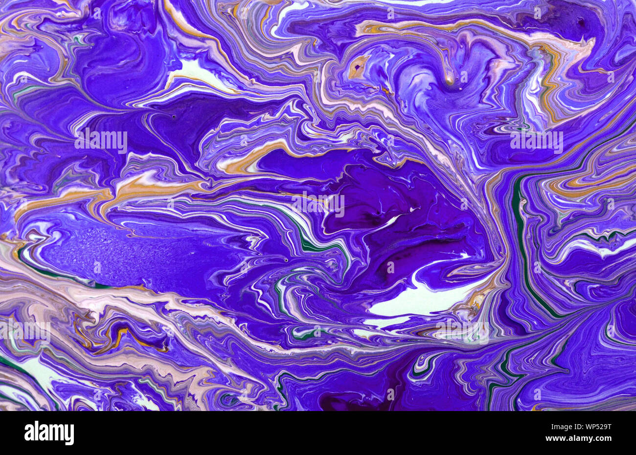 Acryl Flüssigkeit Art Abstrakte wirbelnden Hintergrund oder Textur. Stockfoto