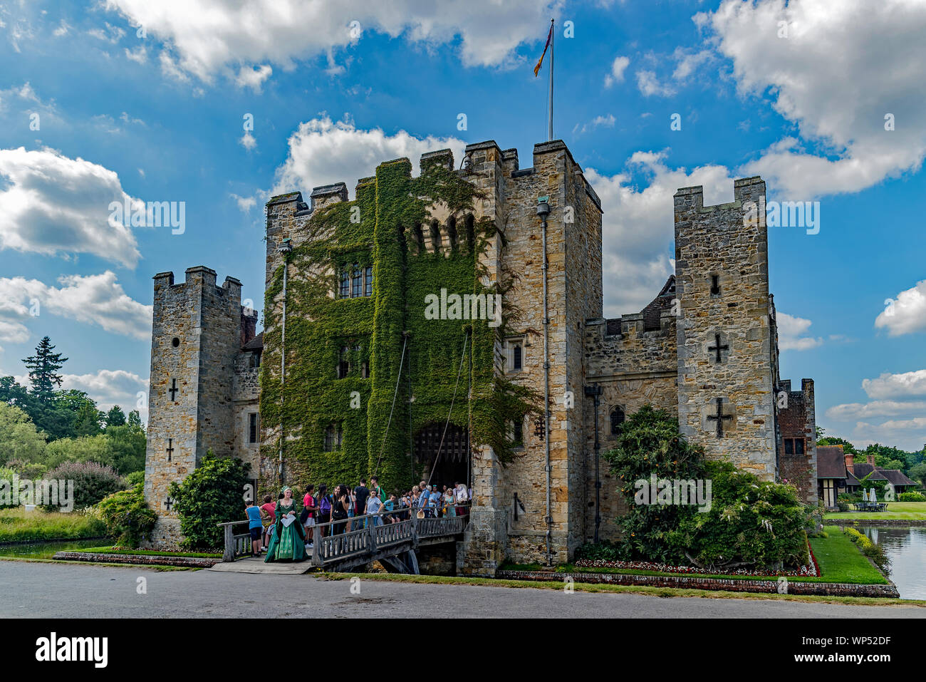 Hever Castle in Kent, Großbritannien - viiews Stockfoto