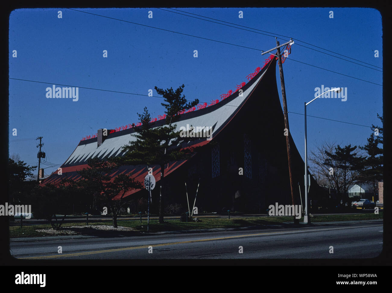 Kahiki Restaurant, näher ansehen, E. in der Broad Street, Columbus, Ohio Stockfoto