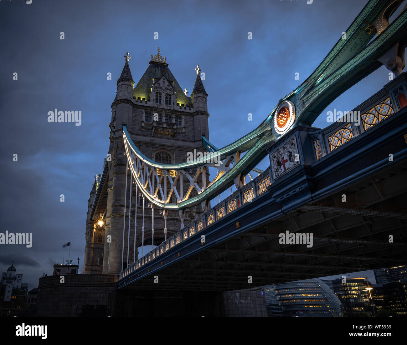 Die Tower Bridge in London, Großbritannien Stockfoto