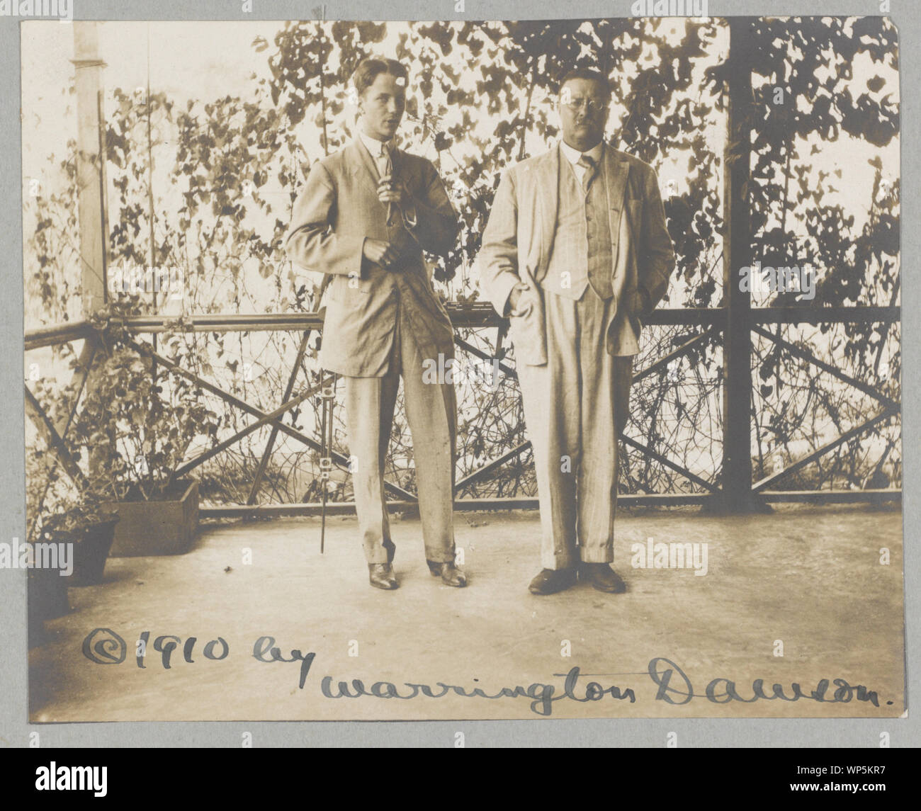 Kermit Roosevelt und seinen Vater. Stockfoto