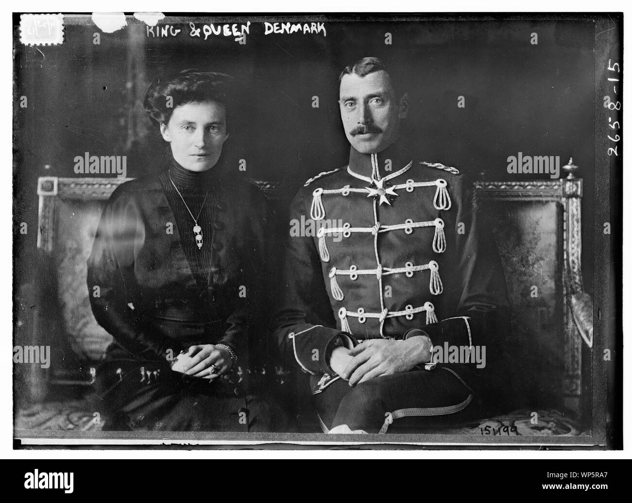 König & Queen - Dänemark Stockfoto