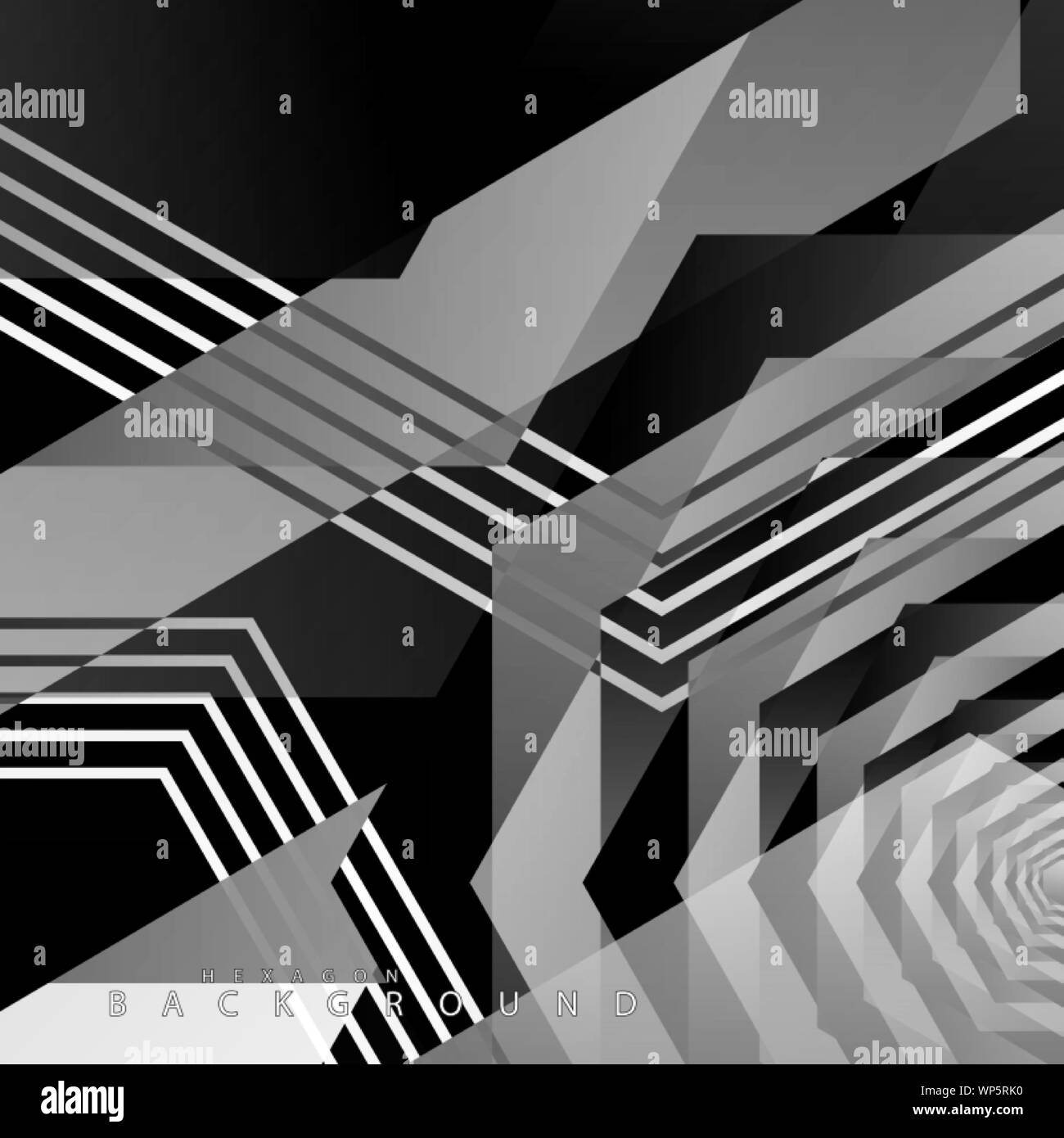 Bunte Hexagon abstrakt Hintergrund. Transparente vektor Hintergrund in der EPS 10. Stock Vektor
