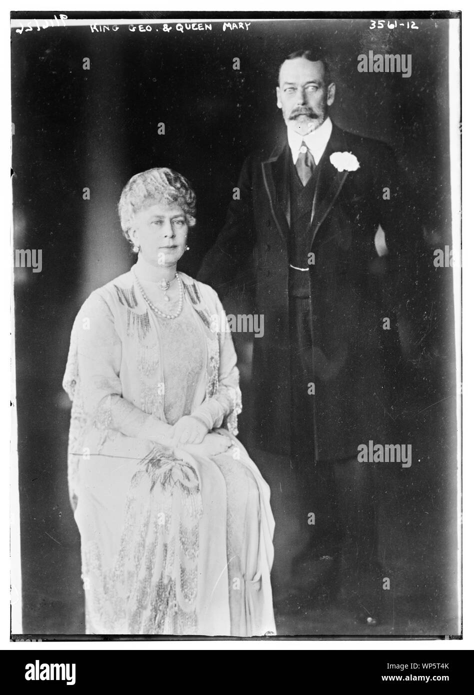 King Geo und Queen Mary Stockfoto