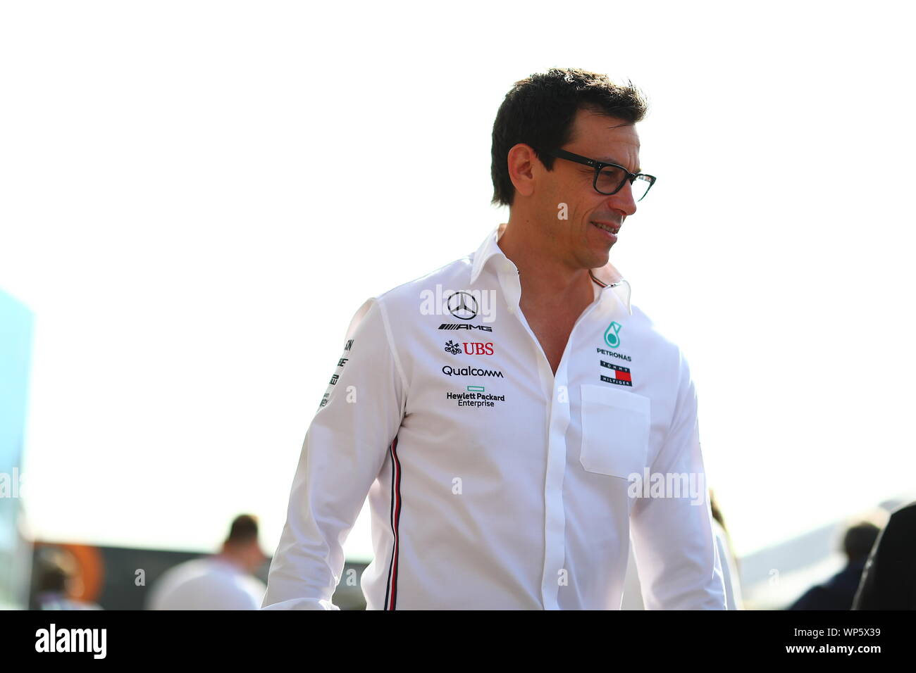 Toto Wolff Teamchef Mercedes AMG F1, GP Italien, Monza 5. bis 8. September 2019 Stockfoto