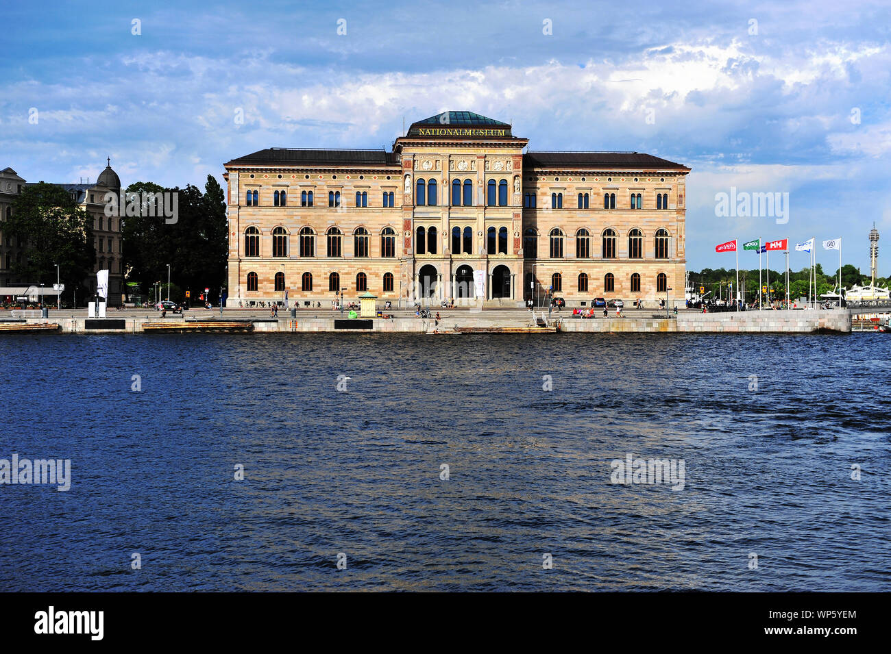 Stockholm, Schweden - 30. Juni 2019: Blick auf das Nationalmuseum in Stockholm am 30. Juni 2019. Stockfoto