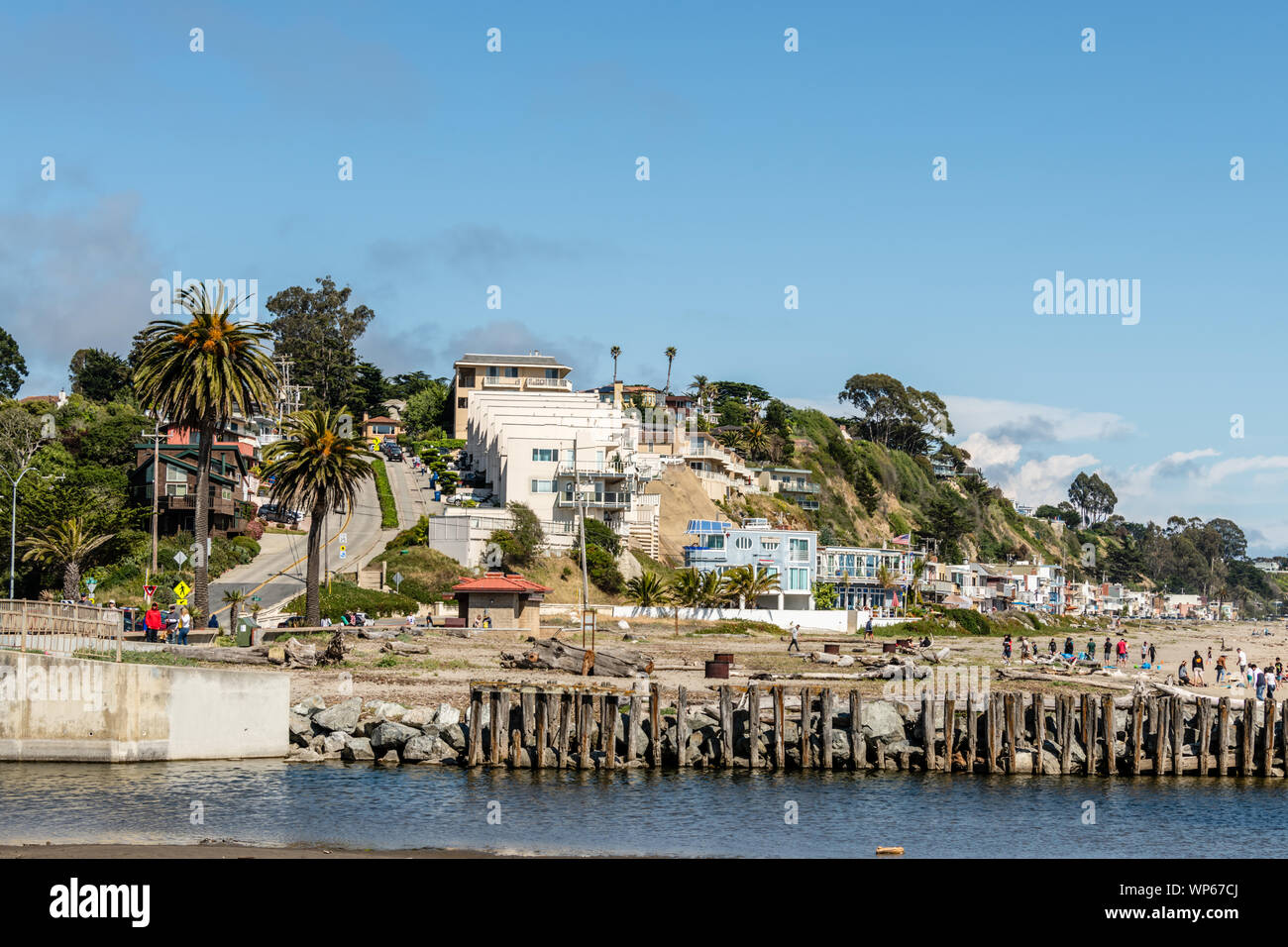 Rio Del Mar Beach, CA Stockfoto