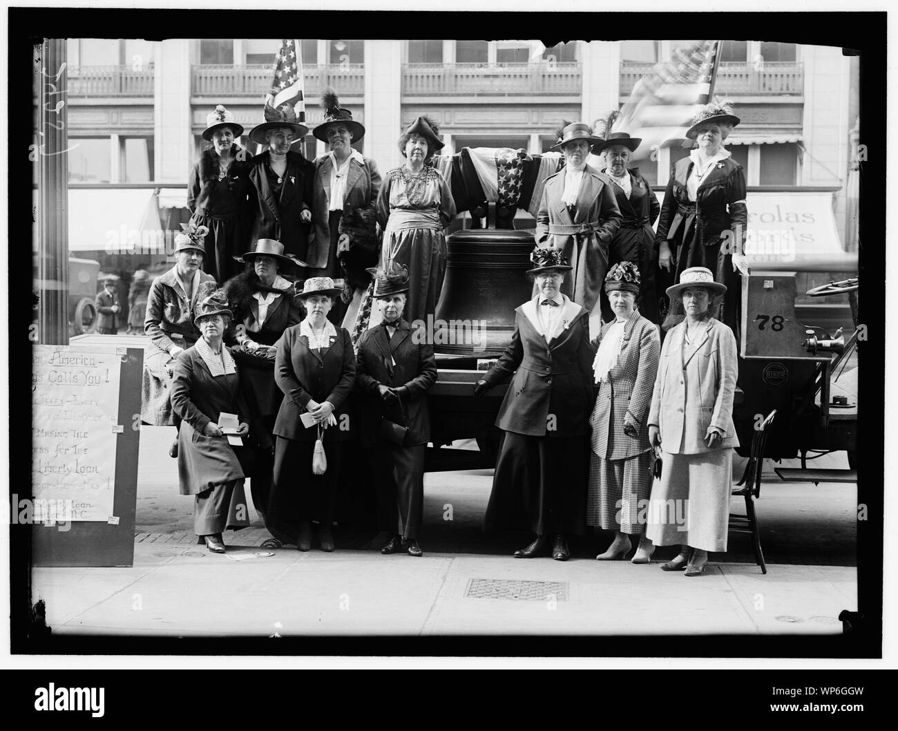 Freiheit Darlehen. LIBERTY BELL, REPLICA; 3. DARLEHEN ANTRIEB Stockfoto