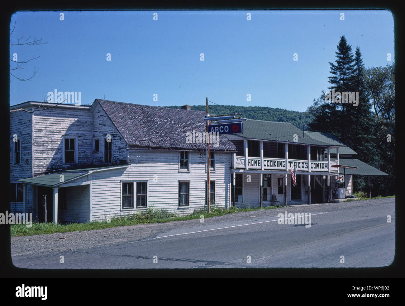 Der LJC Hausmannskost, Winkel 2, alte Route 17, McClure, New York Stockfoto