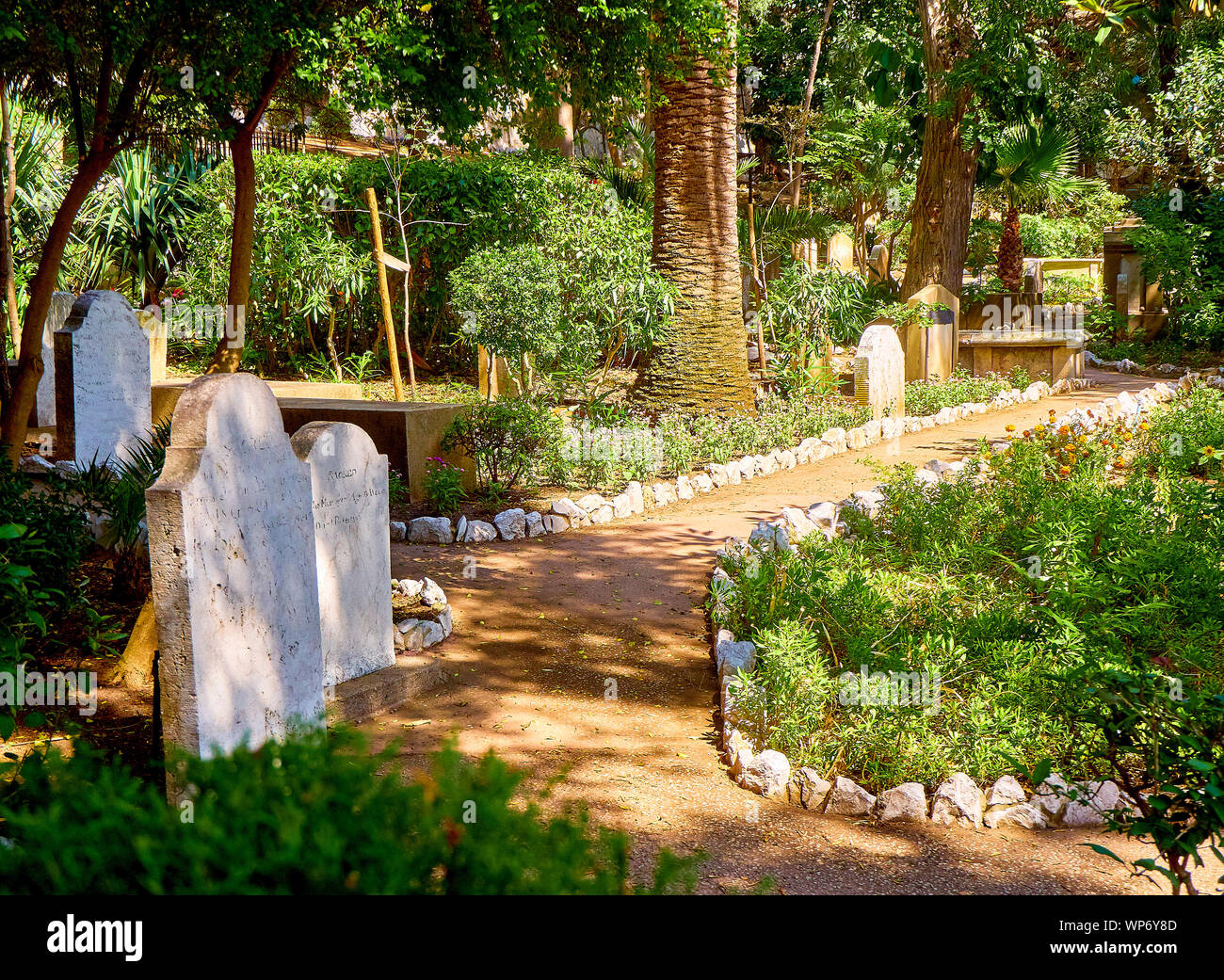 Trafalgar Friedhof in das britische Überseegebiet Gibraltar. UK. Stockfoto